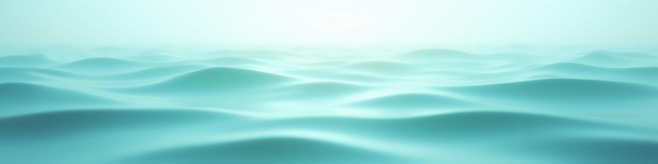 Subtle, soft-focus image of calm ocean waves.